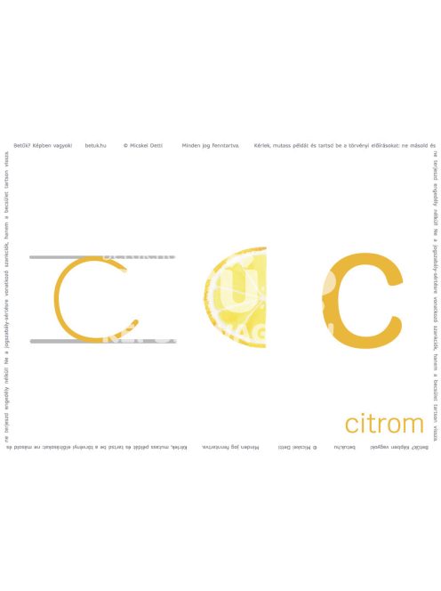 Betűk hívóképei - kisbetűk