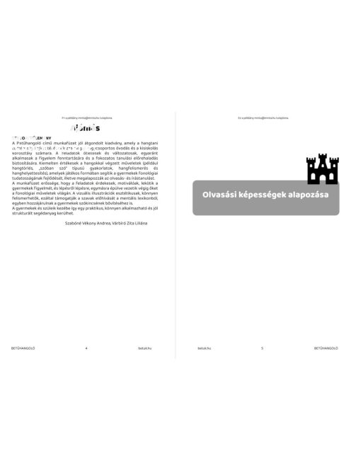 BETŰHANGOLÓ munkafüzet e-book