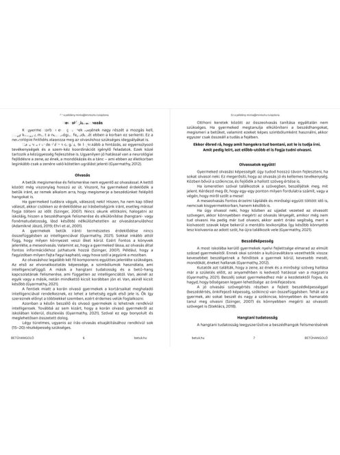 BETŰHANGOLÓ munkafüzet e-book