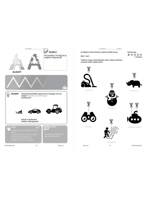 BETŰHANGOLÓ munkafüzet e-book
