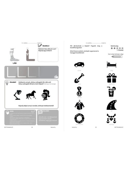 BETŰHANGOLÓ munkafüzet e-book