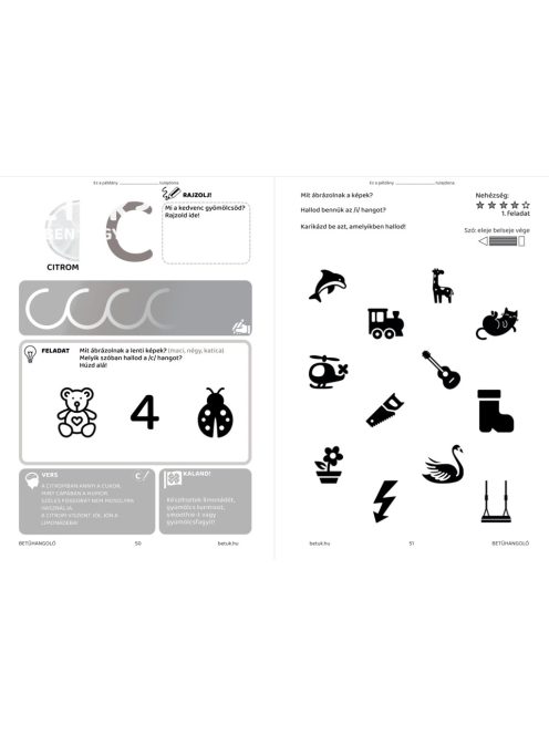 BETŰHANGOLÓ munkafüzet e-book